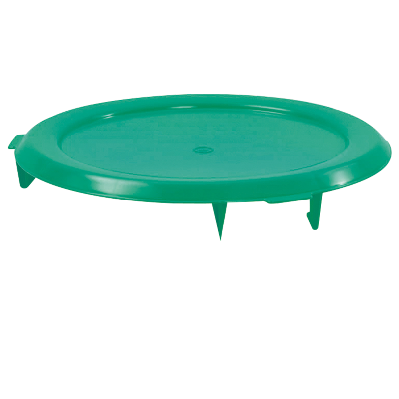 Couvercle plat pour conteneur alimentaire HACCP 75L Gilac - Vert_1