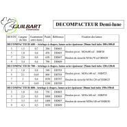 Décompacteur demi-lune - guilbart père et fils - modèle: dd001 à dd006_1