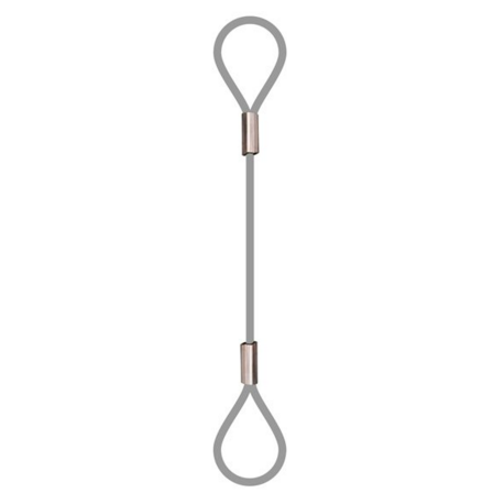 Elingue câble 1brin 2 grandes boucles Référence 4700_1