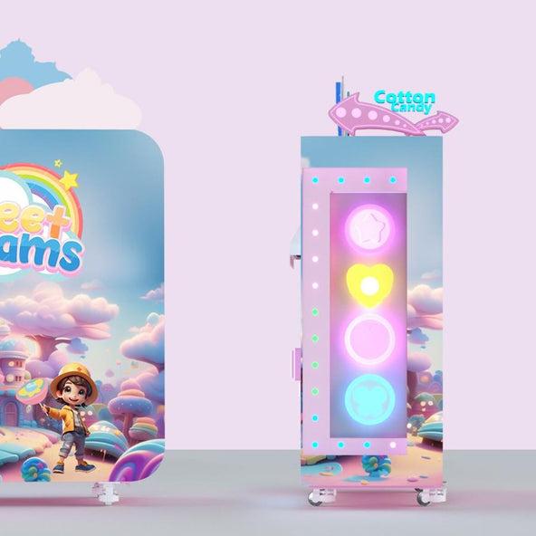 Distributeur automatique de barbe à papa M3 Festi Market - 2800W - Ref FM-M3-MCFCS_1