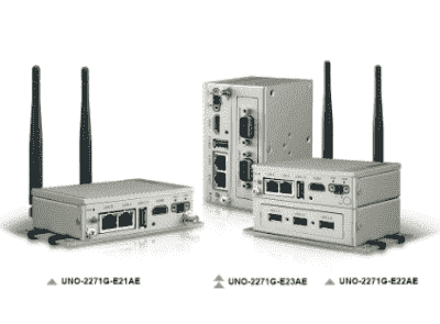 PC Fanless ultra compact - Passerelle IoT Advantech UNO-2271G-E023AE avec Intel Atom E3825, 2 COM, 2 LAN, USB 3.0, HDMI, mPCIe_1