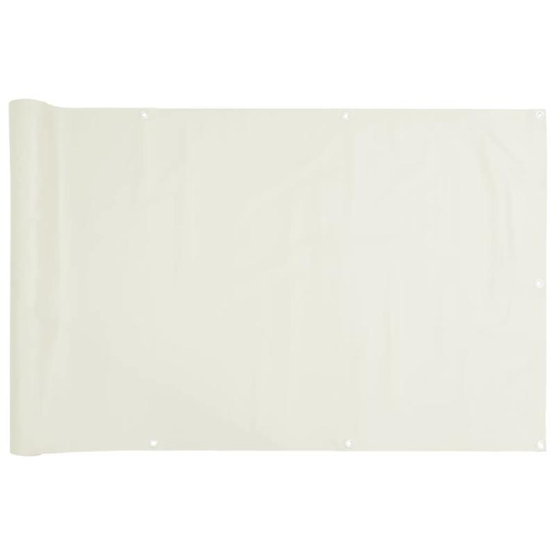 Vidaxl écran d'intimité de jardin blanc 700x90 cm pvc 4005456_1