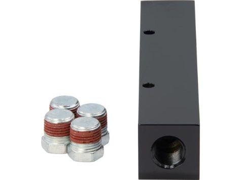 A64, 7 Port, Hydraulic Manifold, 178 mm Long_1