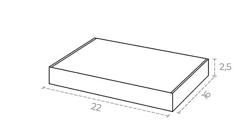 Boîte cadeau FEFCO 427 - S9 - boîte d'expédition personnalisée - Smartpack - 23,6×16,6×2,9 cm - micro-cannelure 1,6 mm_1