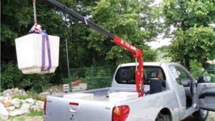 Grue Maxilift avec capacité de levage de 5.0 kNm