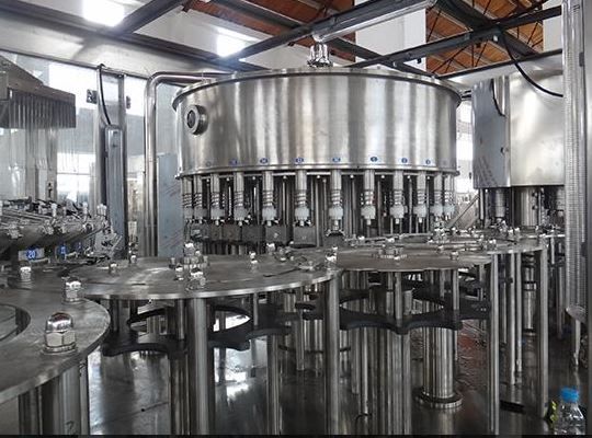 Remplisseuse-boucheuse - Shenzhen J&D Water Drinking Water Equipment - avec lavage de bouteille d'eau, rinçage et bouchage_1