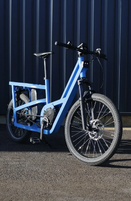 Vélo cargo professionnel compact avec motorisation Valéo - Capacité de chargement 80 kg - JHOG-T_1