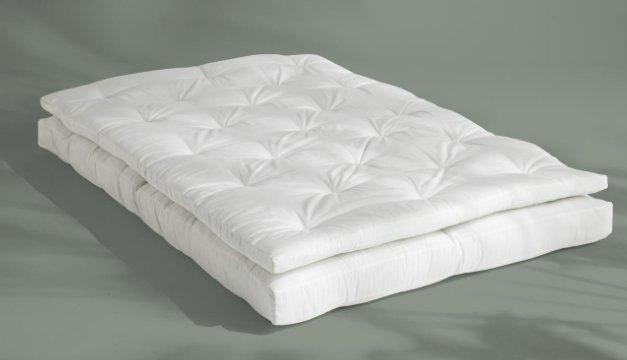 Canapé d'extérieur convertible Buckle-Up - couleur blanc - matelas 2 places en polyester et dralon hydrofuge_1