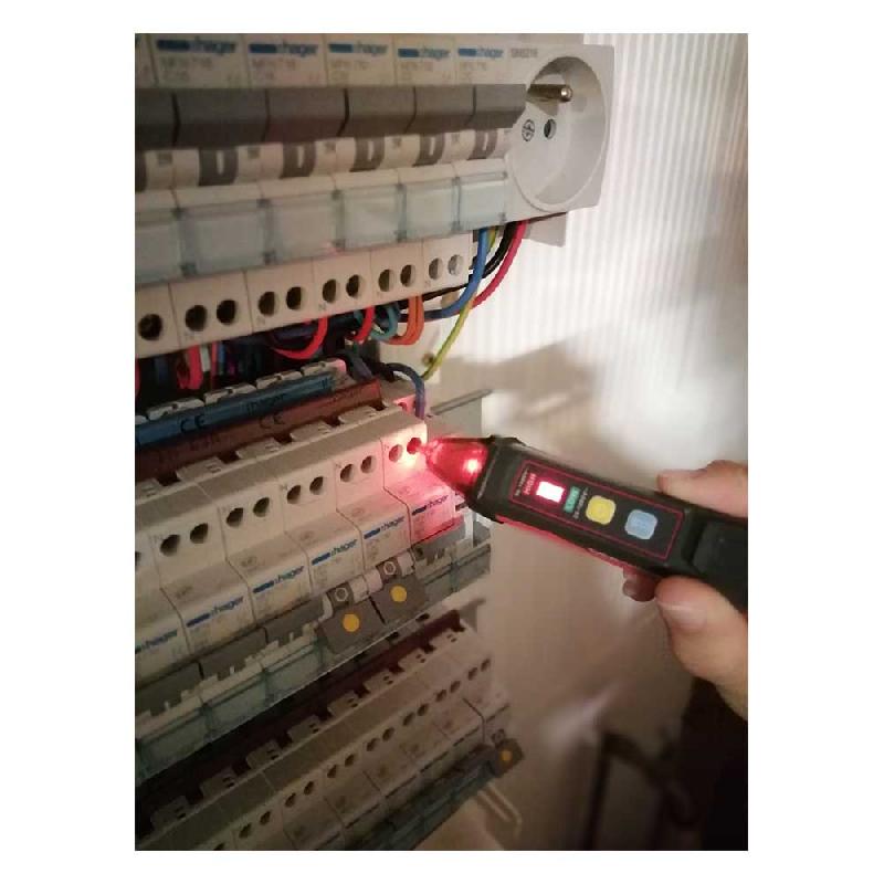 FITEST15 - Détecteur de tension AC sans contact avec lampe torche intégrée, IP67, mode basse tension et protection 1000V CAT IV_1