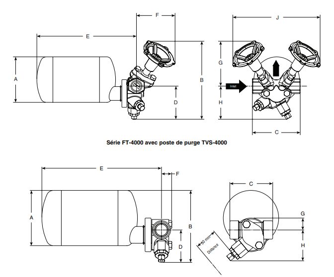 Système de purge thermostatique FT-4000 pour vapeur saturée
