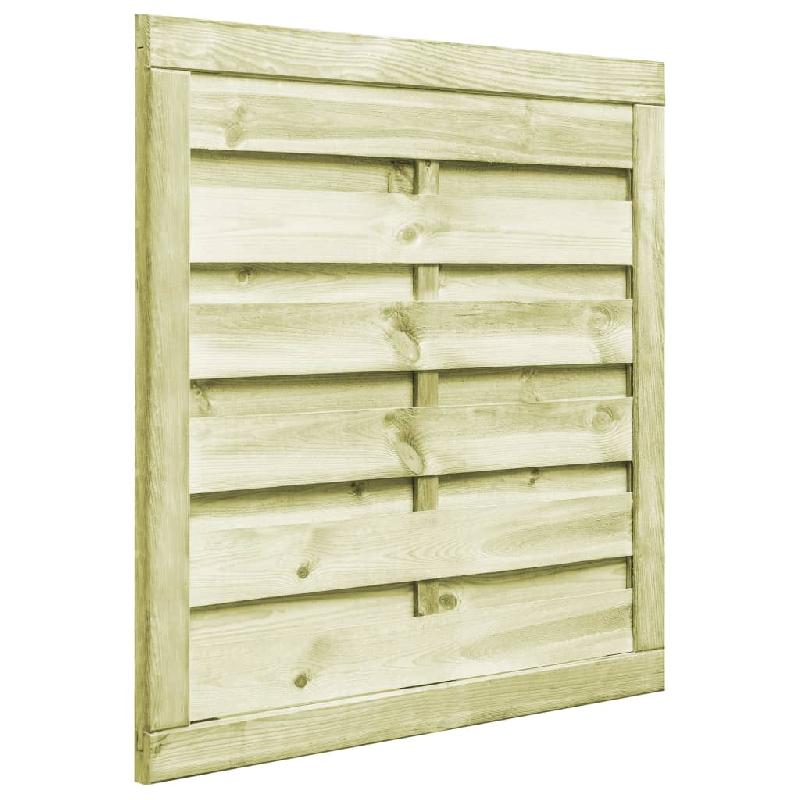 Vidaxl portillon bois de pin imprégné 100x100 cm vert 45315_1
