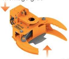 Équipement de coupe pour arbres et arbustes jusqu'à 35 cm