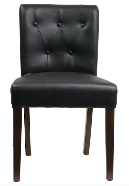 Chaise bistrot capitonnée etoile synthétique_1