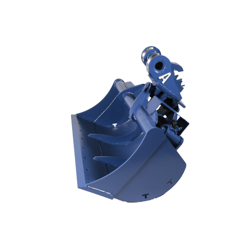 Accessoire minipelle 1,2-1,8t : godet curage orientable 1000 mm