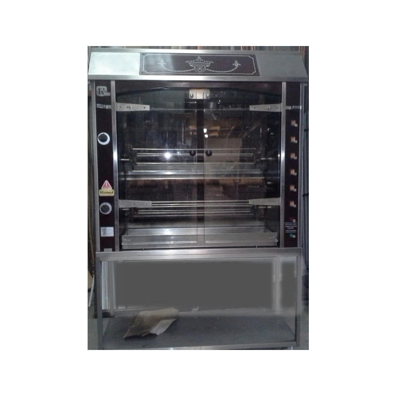 Rôtissoire gaz professionnelle d'occasion - Rotisol 1350-2G sur piétement mobile_1