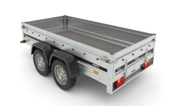 Remorque bagagère non freinée - 2,64 X 1,26 M - MARTZ MAXI 264/2_1