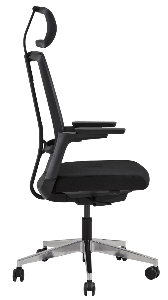 Siège bureautique Papillon - Réf. 7210 - Dossier filet, accoudoirs 3D, support lombaire réglable, design Martin Ballendat_1