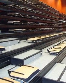 Siège tapissé de mousse haute densité pour auditorium et salles - sarl clp - scope_1