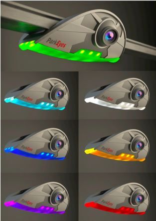 Système de vidéosurveillance et guidage pour parkings couverts