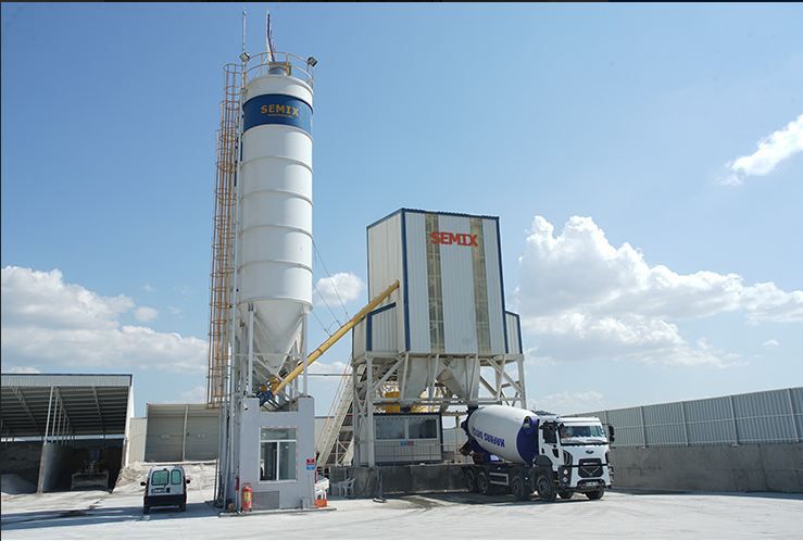 Turkuaz 130 centrale à béton - SEMIX - 130 m3/hr, stationnaire et haute performance_1