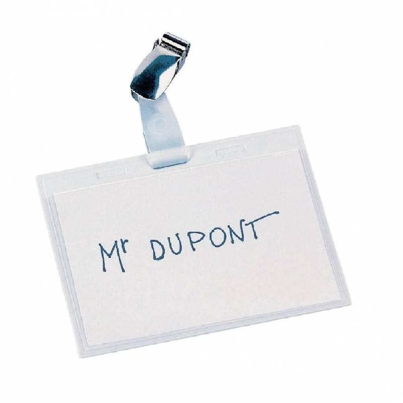 Badges à clips - 60x90mm - Livrés par 25_1