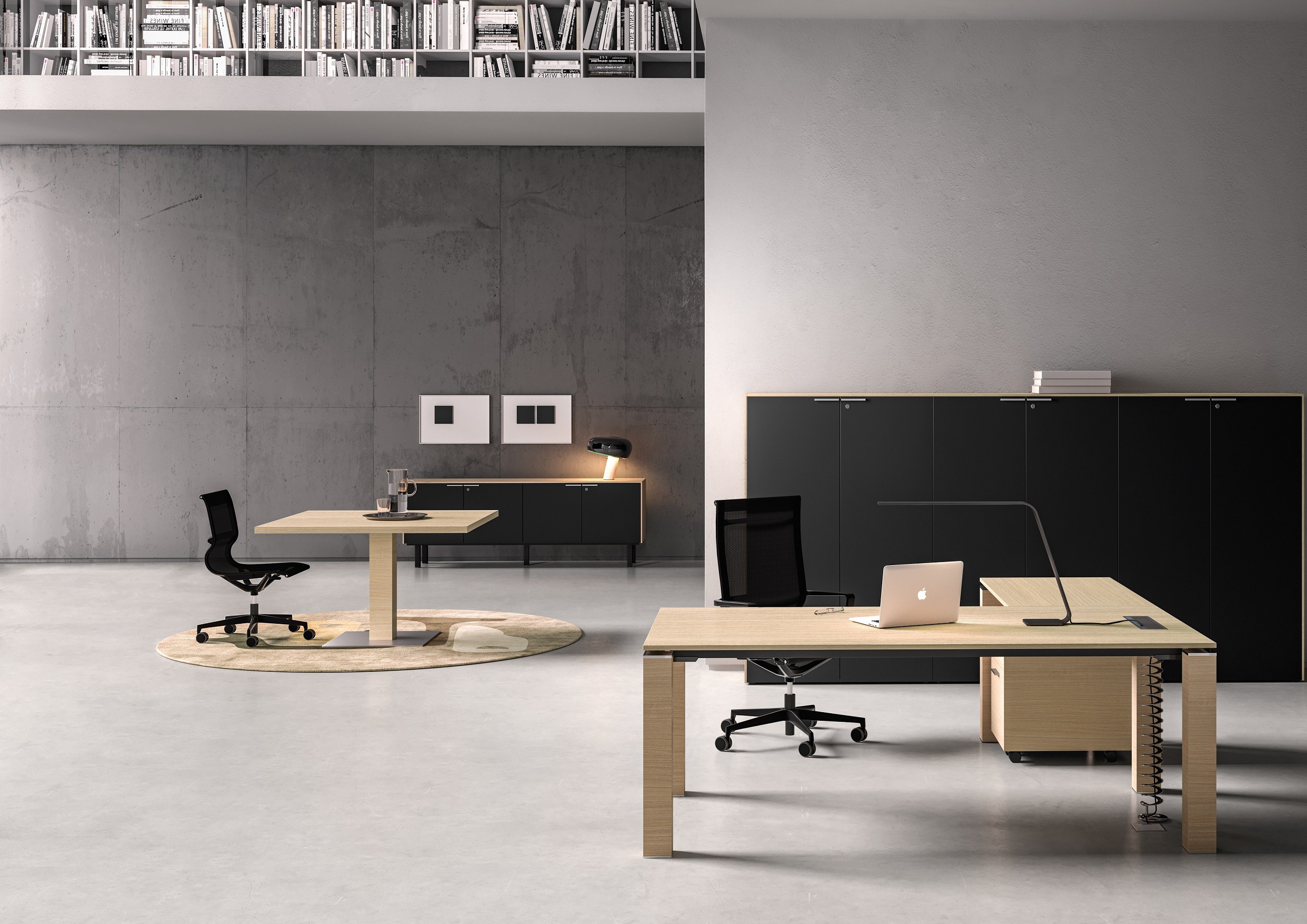 Bureau de direction design et spacieux pour environnement professionnel_1