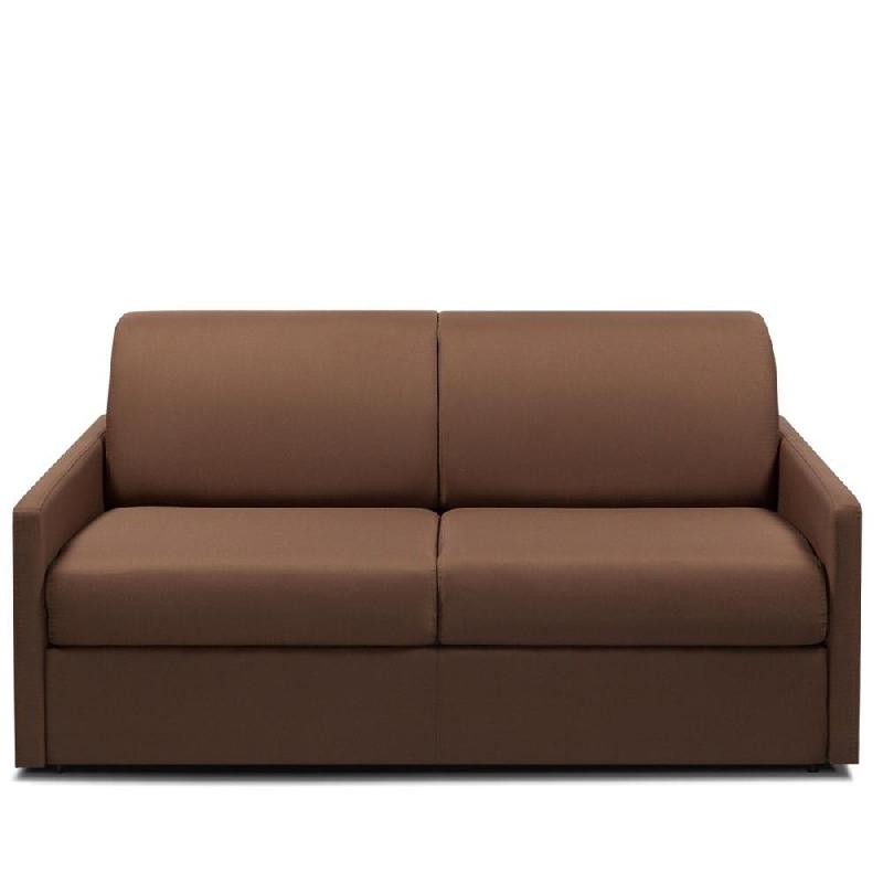Canapé convertible PARADISO EXPRESS 120cm - Matelas 14cm - Marron chocolat - Fabrication artisanale italienne_1