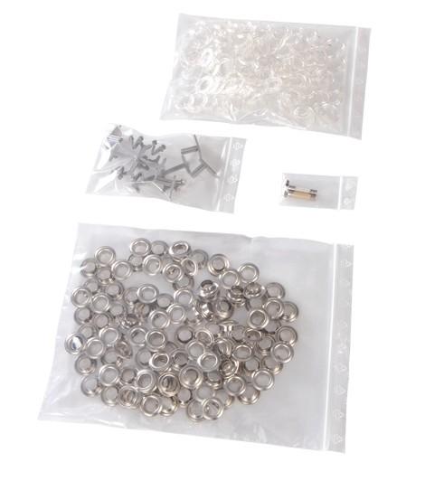 Sachet à fermeture zip - Trou de suspension 6 mm - Ouverture facile avec lèvres décalées - Référence 740200_1