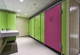 Cabine sanitaire PMR 800 x 1300 mm - Douche et toilette conformes aux normes handicapés_1