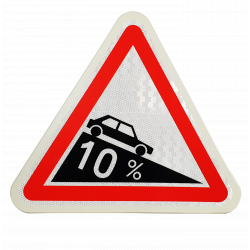 Panneau de danger A16 - Descente dangereuse_1