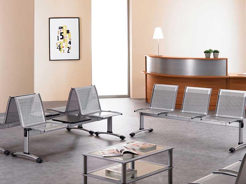 Sièges sur poutre Quadro - EOL - finition nid d'abeille - pour salles d'attente_1