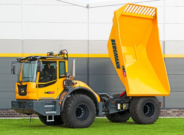 Tombereau benne arrière Bergmann C815s - 12.000 kg de charge utile, tout-terrain, confort et sécurité_1