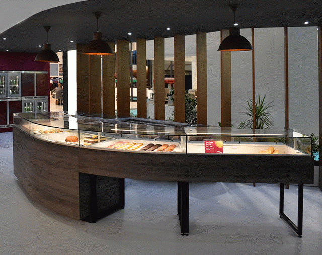 Vitrine MINIMAL - Design moderne pour boulangerie et pâtisserie avec options réfrigérées et bi-température_1