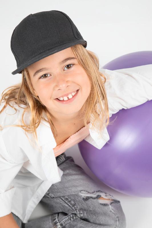 Casquette enfant snapback - 5 panneaux - 100% coton sergé - Réf: KP147 - Marque K-up_1