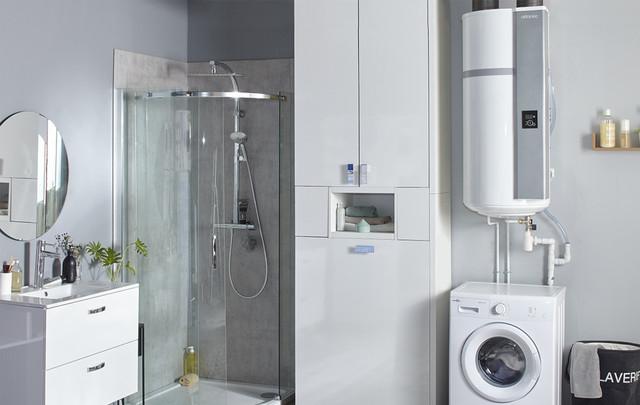 Chauffe-eau thermodynamique Calypso connecté vertical mural 100L - Atlantic - 234510_1