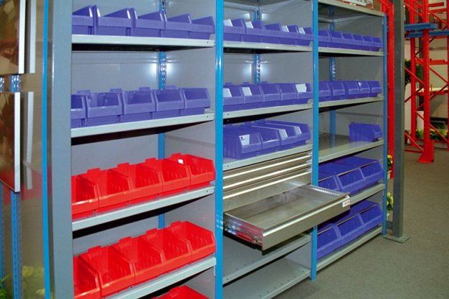 Rayonnage d'archives tubulaire fixe - rangement pour boîtes, dossiers suspendus et classeurs_1