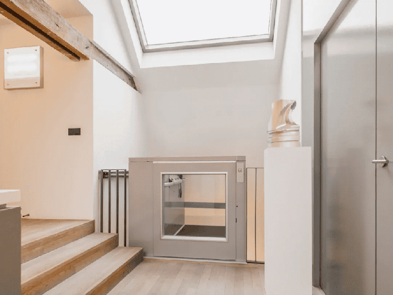 Élévateur de grande qualité - Design raffiné, sans fosse, capacité 300kg, jusqu'à 4 niveaux - Cibes A4000_1