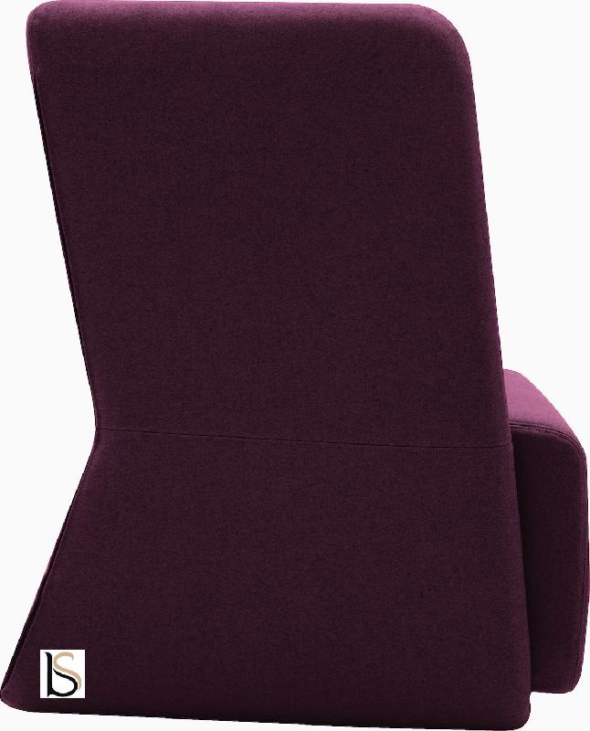 Fauteuil Softline Basket- 1 place - Feld Mauve 581, Standard_1