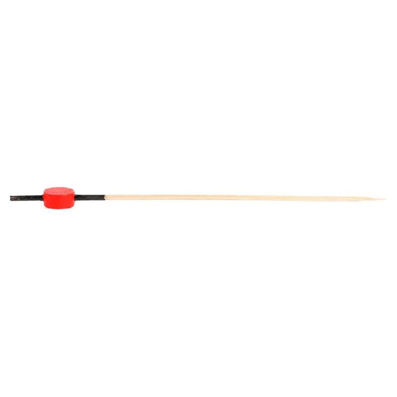 Pique bambou rouge et noir 12cm - par 100_1