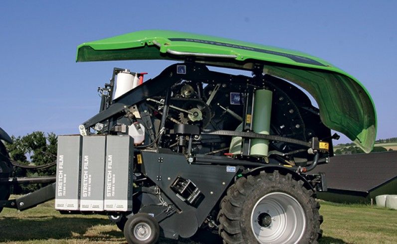 Presse enrubanneuse intégrée - deutz fahr - poids 3 700 kg_1