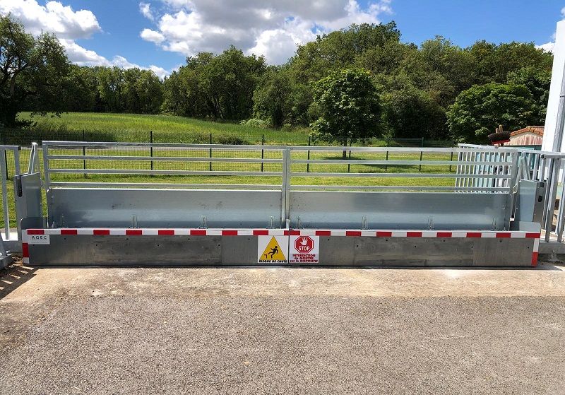 Sécurité anti-chute pour quais à gravats : gravagliss_0