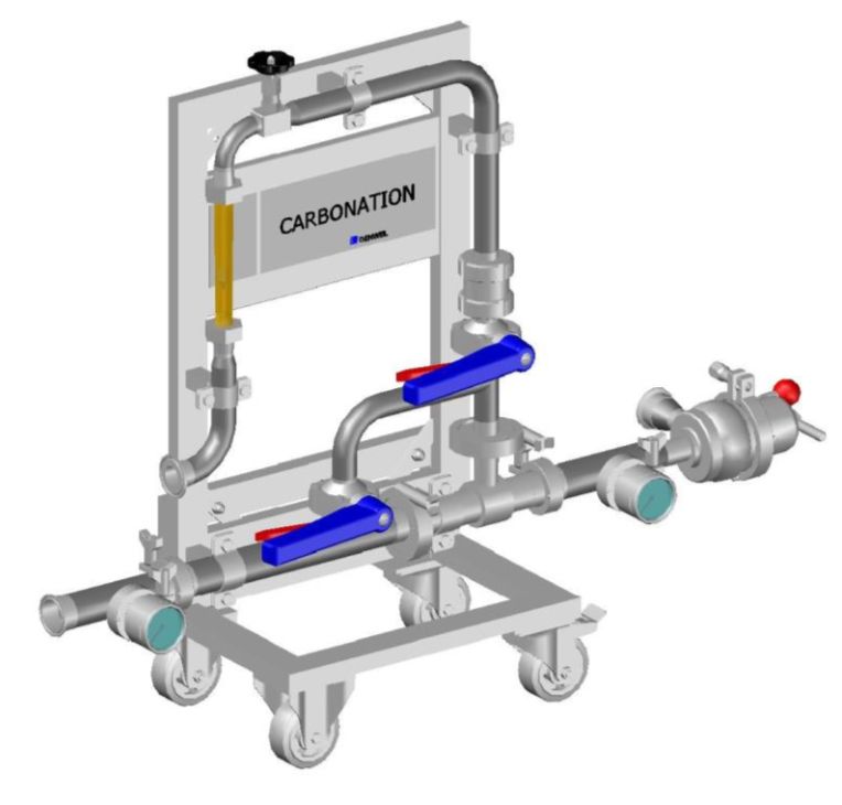 Carbonateur manuel en ligne - materiel du brasseur - jusqu'à 6 g/l_1