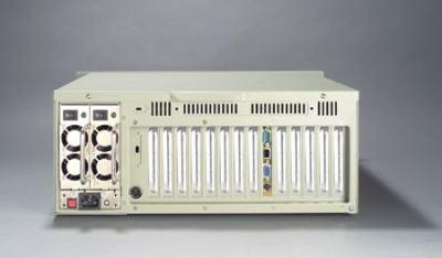 Châssis rack 4U - Fond de panier - Alimentation 500W - Double ventilateur en façade avant - Référence IPC-610BP-50HD_1