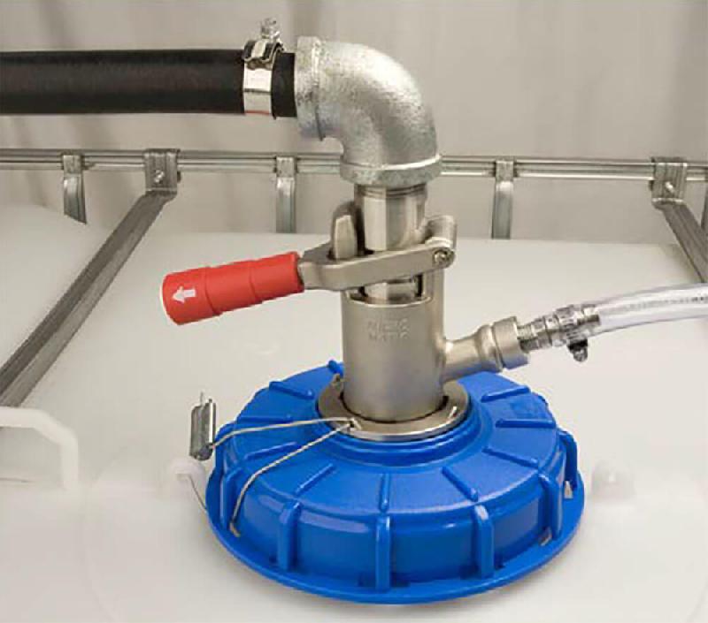 Coupleur Micro Matic - Inox 304 - Mâle 1''NPT / Femelle 1/4''NPT - joint Viton_1