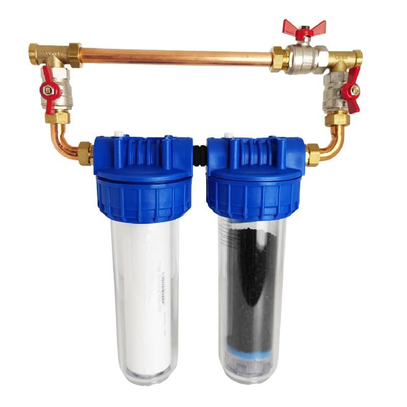 Double porte filtre à eau bypass 9