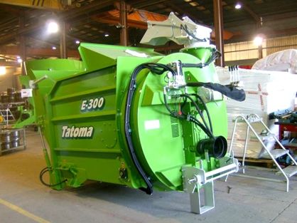 Modèle E - Pailleuse agricole Grupotatoma - Hauteur maximale 2.25 / 2.55 m - Turbine avec couteaux et soufflage intérieur_1