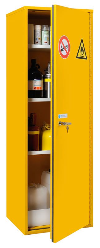 Armoire de sécurité pour produits inflammables - modèles bas, comptoir et hauts avec 1 ou 2 portes_1