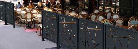 Barrière Looky Découpe Bambou Sur Platines RAL 7016_1