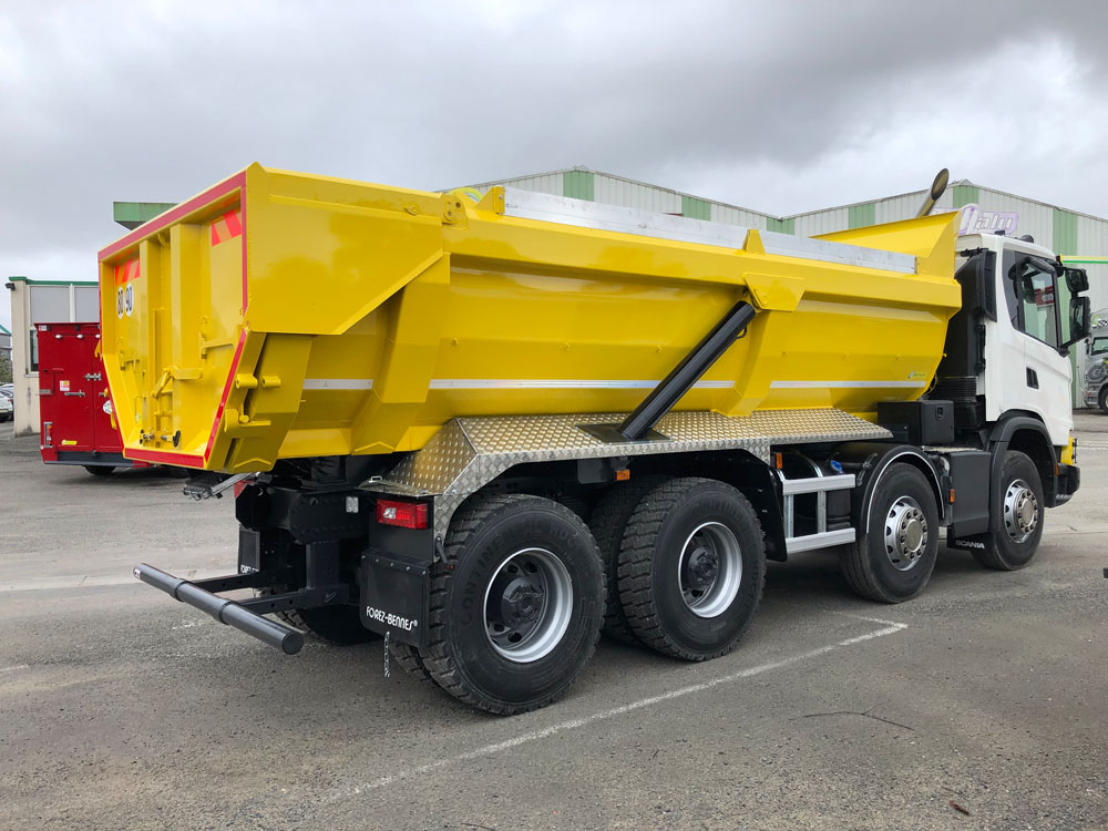 Équipement de benne en acier HARDOX 450 pour poids lourds