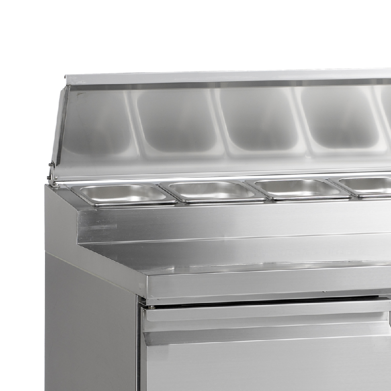 Comptoir de préparation de sandwich GN1/1 - 3 portes pleines à charnières | Tefcold - SS1435_1